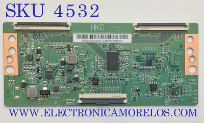 T-CON ORIGINAL PARA TV VIZIO / NUMERO DE PARTE 2601620052 / PT550GS01-3-C-3 / PANEL TPT550WR-GS013.H REV:S1P / DISPLAY PT550GS01-3 / MODELO V555-J01 LTC5E7